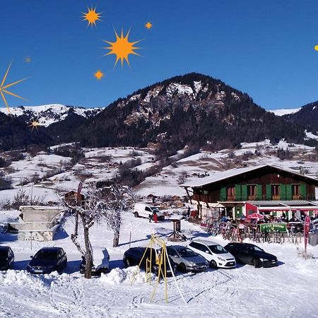 Hotel Les Bernards Praz-sur-Arly Buitenkant foto
