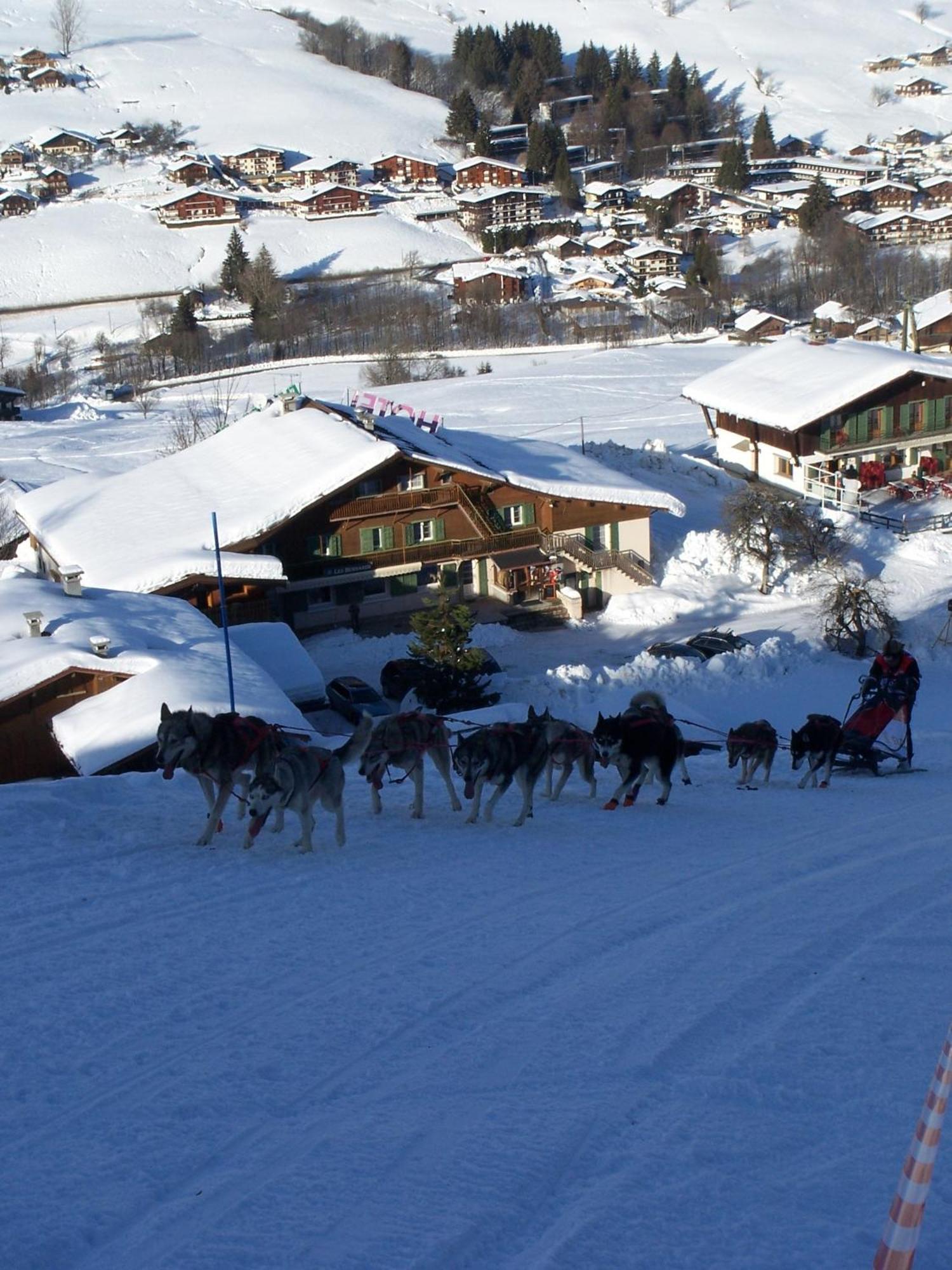 Hotel Les Bernards Praz-sur-Arly Buitenkant foto